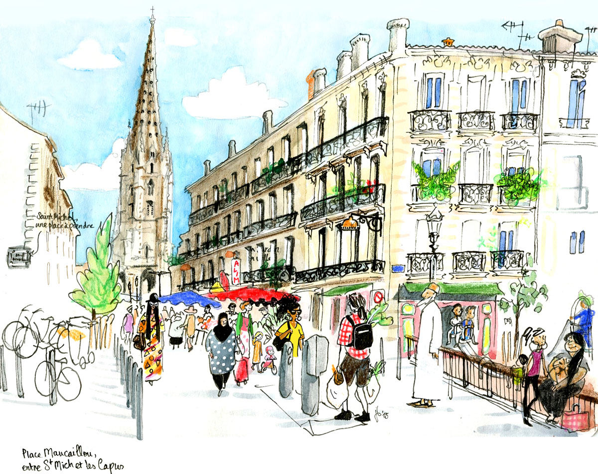 Saint Michel Jul
ie Blaquié illustration