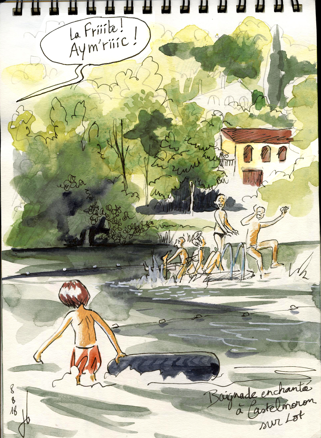 Carnet de voyage sur le Lot