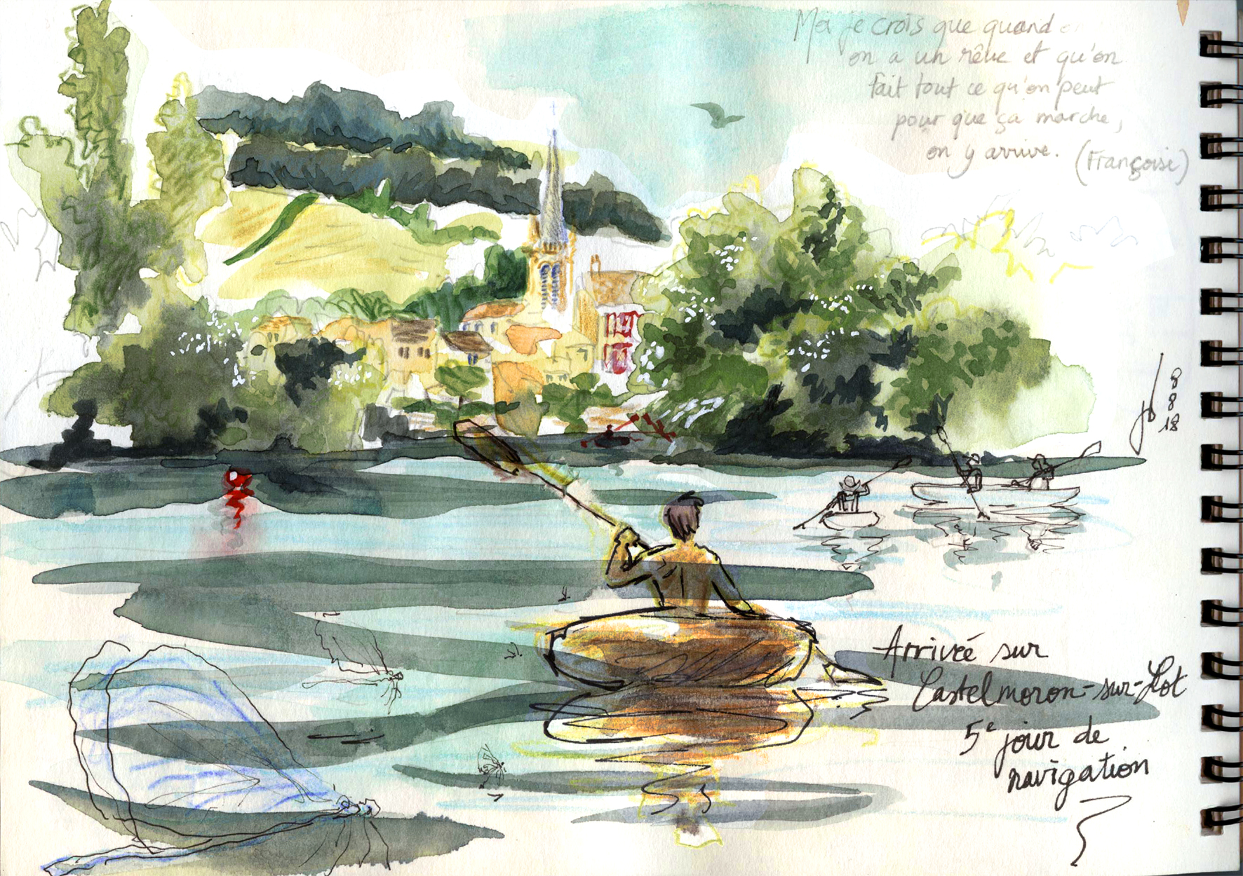 Carnet de voyage sur le Lot