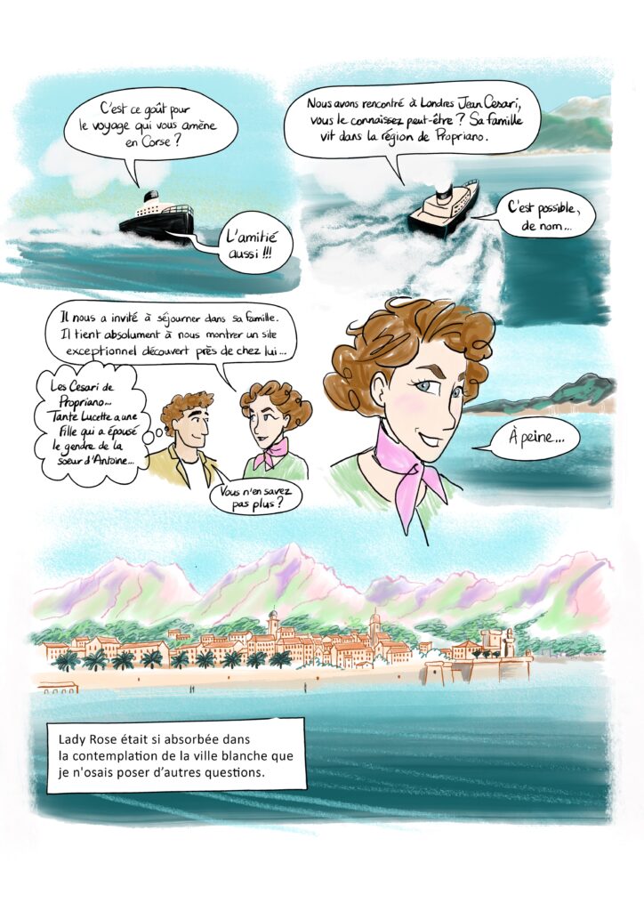 Projet BD, Corse, Dorothy Carrington