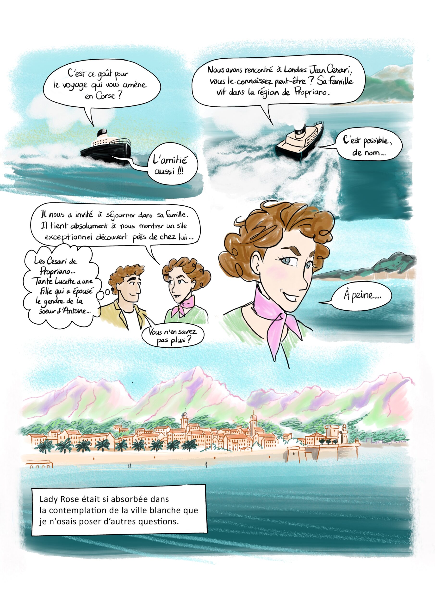 Projet BD, Corse, Dorothy Carrington