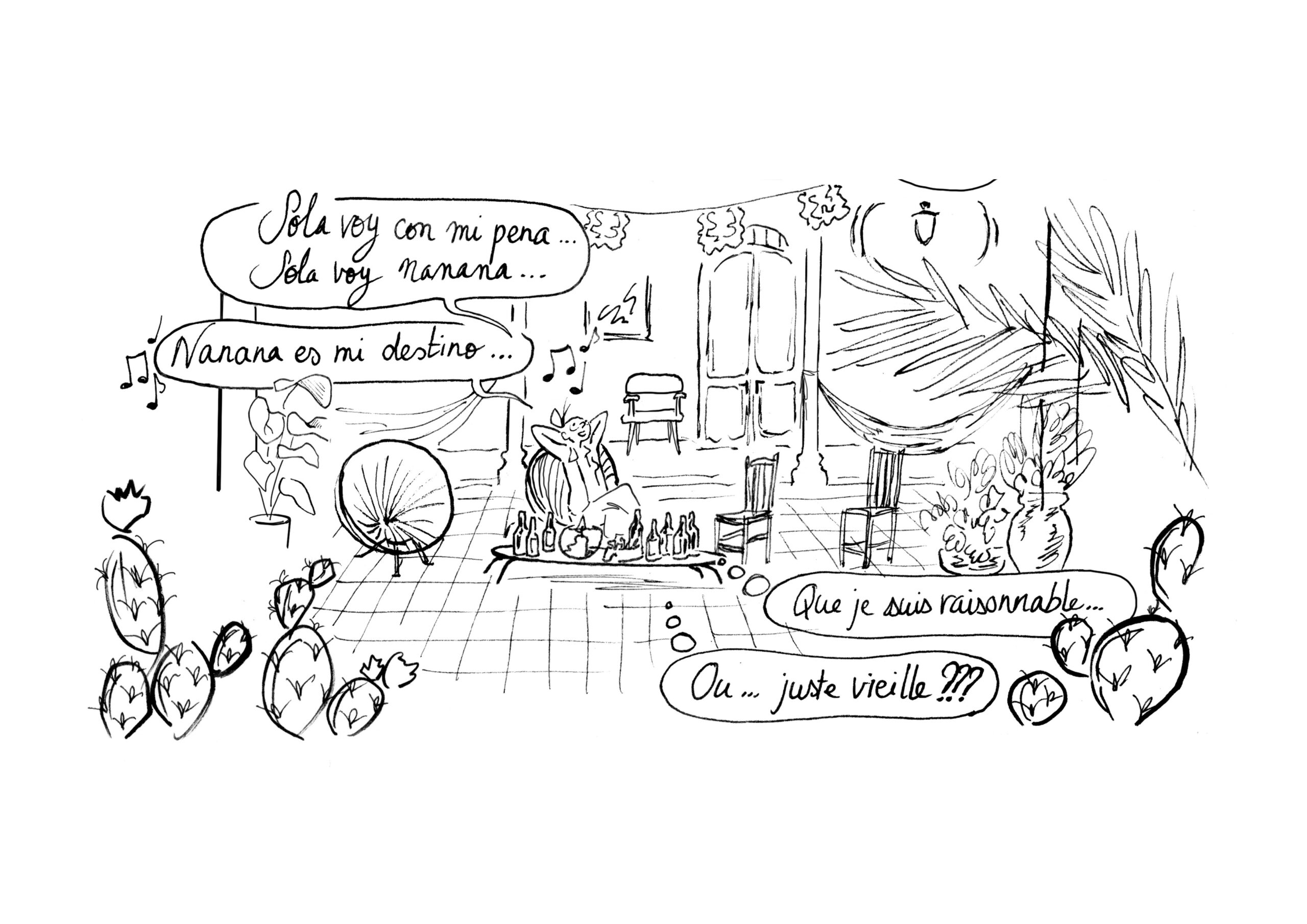 Pauline au Mexique, BD, voyage solo, hostal